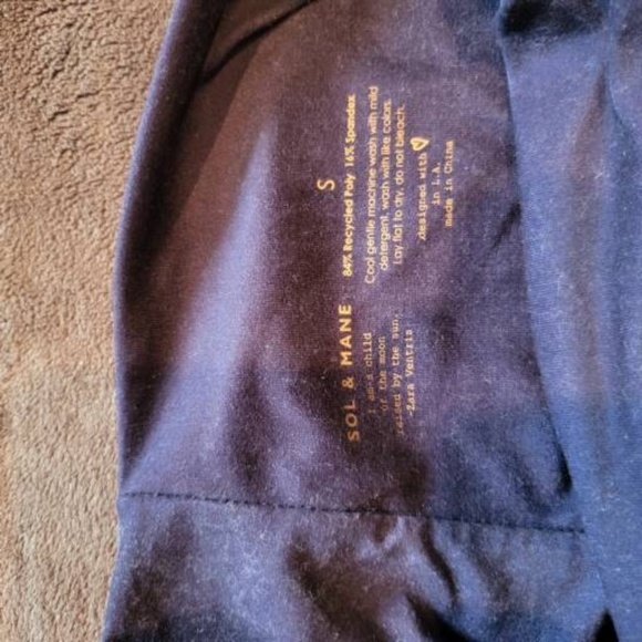 Sol and Mane Leggings Size Small Midnight Navy - Picture 7 of 7